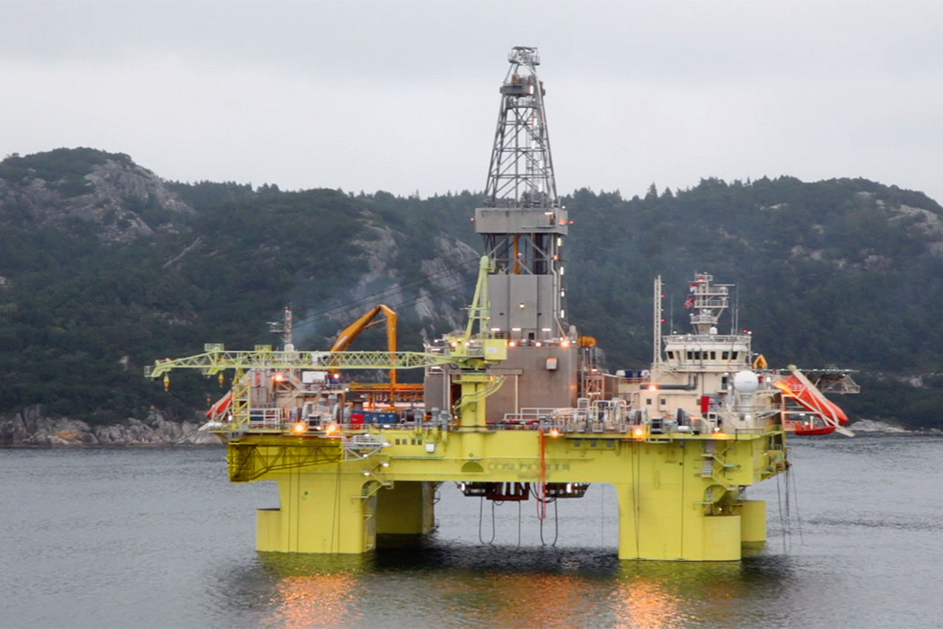 Oil rig in Stavanger, Norway