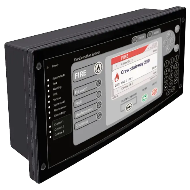 product_panel_660 Product image of fire detection system display