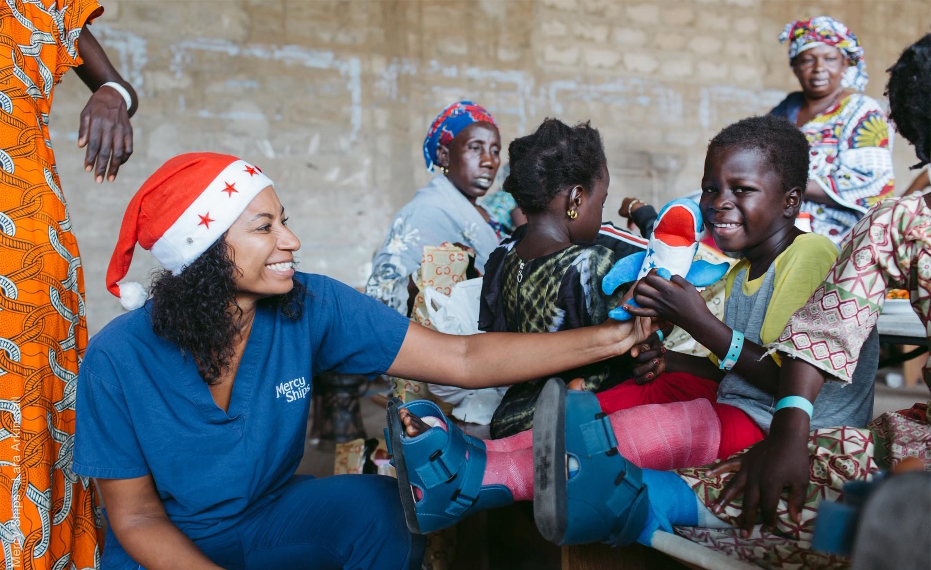 Daniela Neves switched to volunteer work for the Mercy Ships Foundation in Dakar