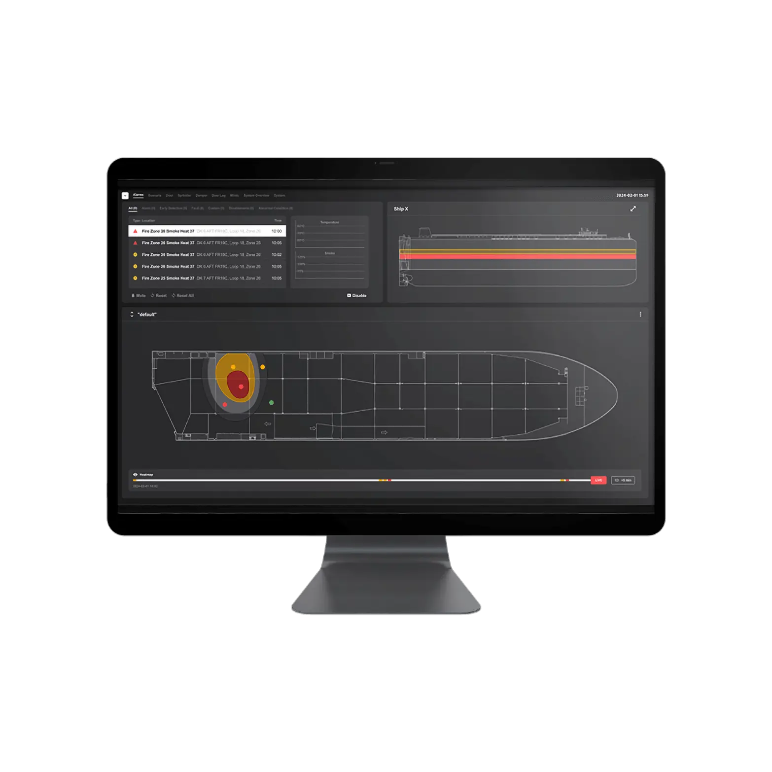 SMiG (SMS) screen display safety marine