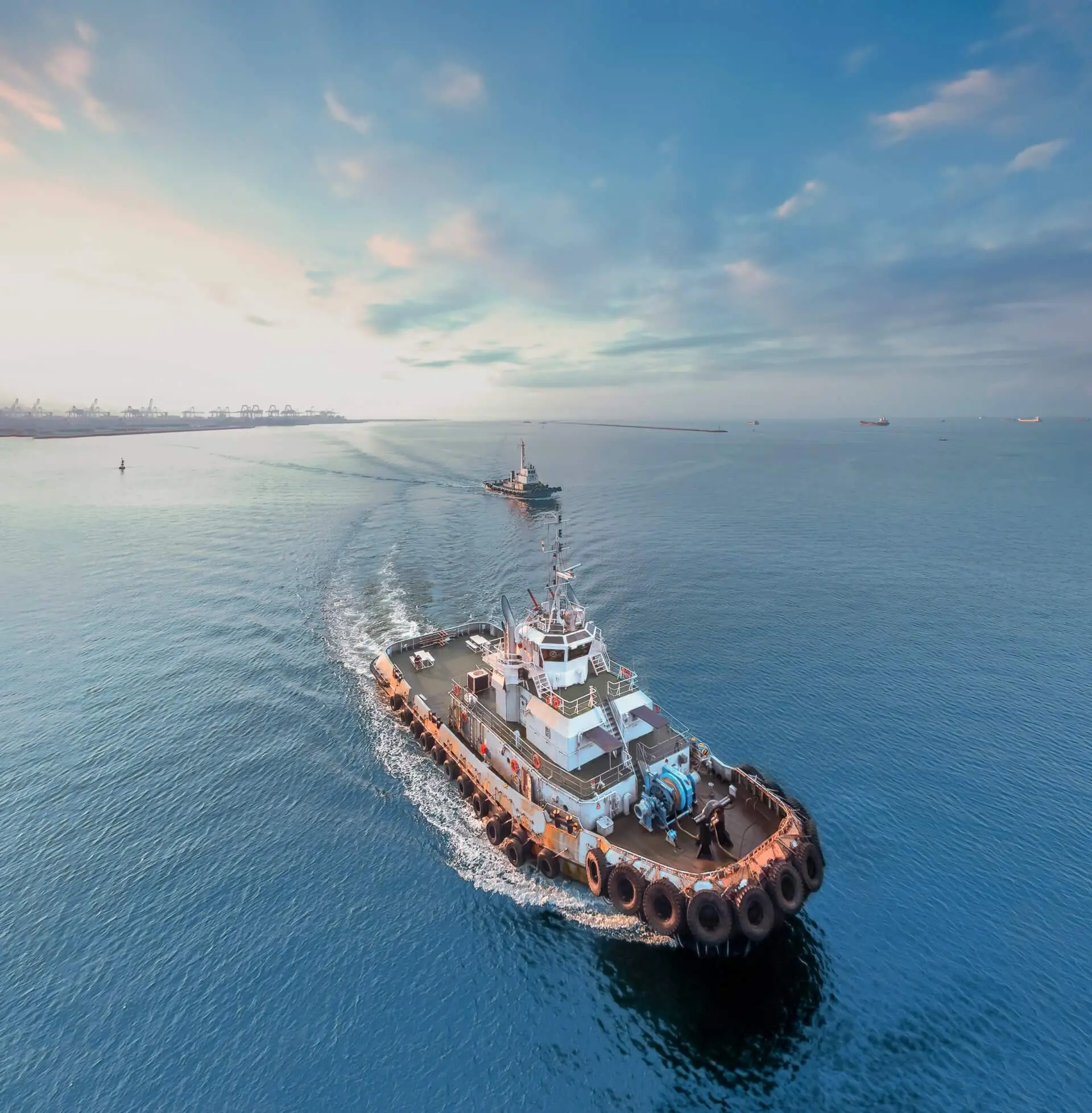 Work boat fire gas detection